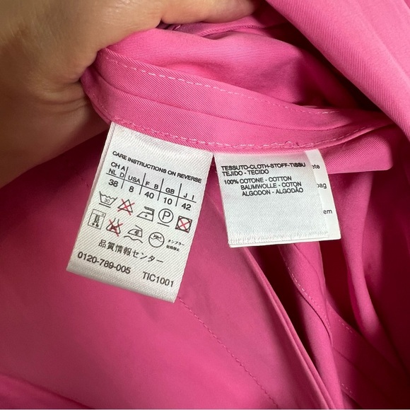 Max Mara Weekend Barbie Pink Belted Trench Coat, Size 8 - Picture 9 of 15